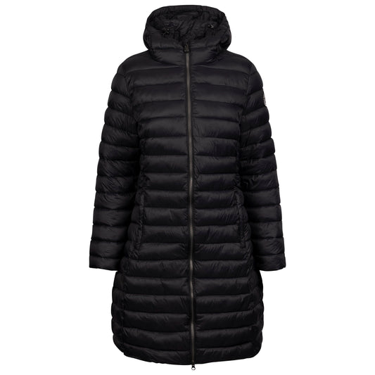 Dorothea Women's Longer Length Padded Casual Jacket in Black