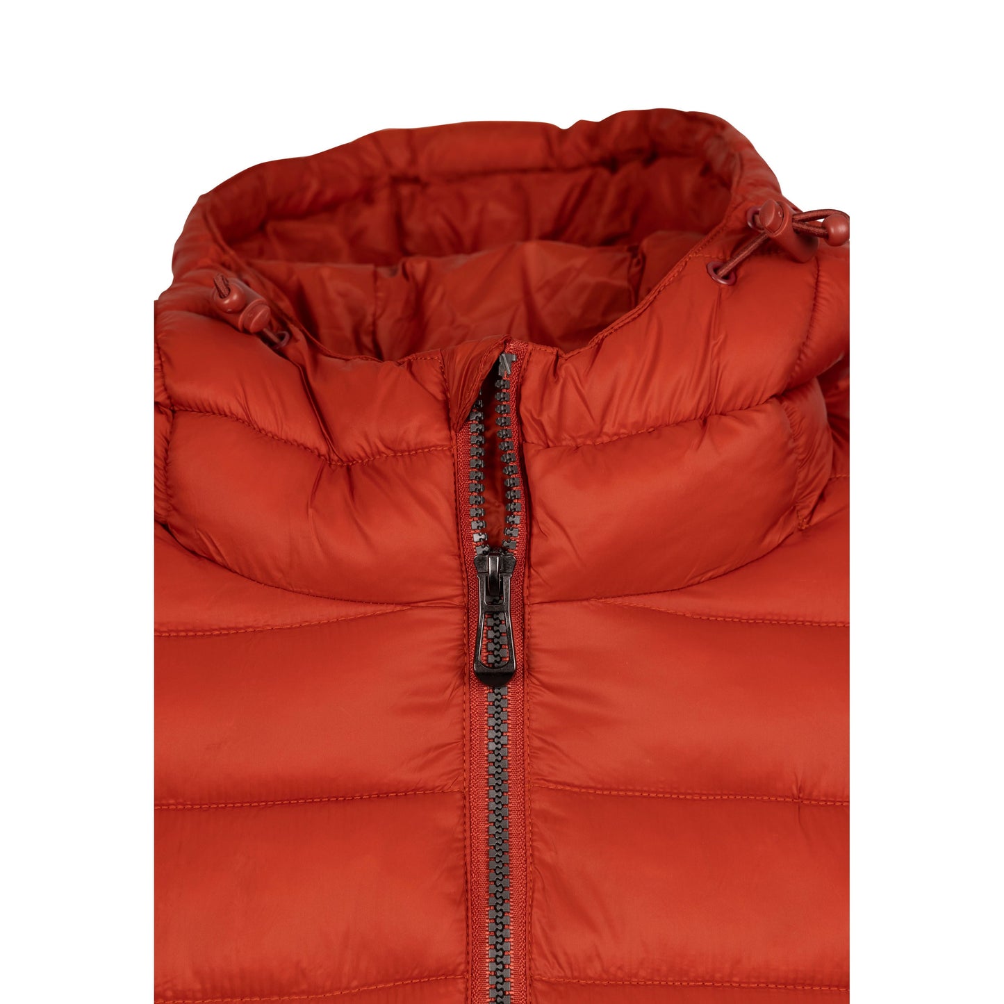 Dorothea Women's Longer Length Padded Casual Jacket in Burnt Sienna