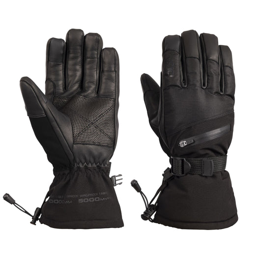 Edonia Adults' Dlx Ski Gloves in Black