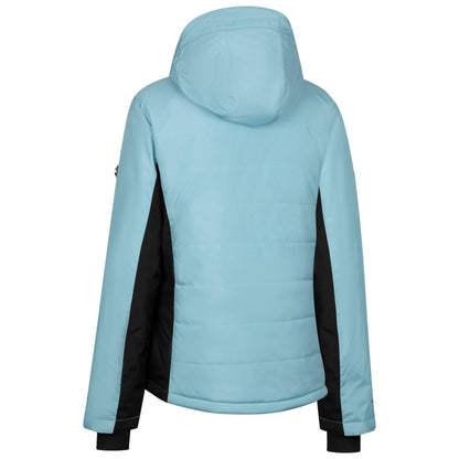 Emma Women's Waterproof Padded Ski Jacket in Blue Jade