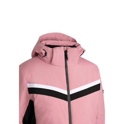 Emma Women's Waterproof Padded Ski Jacket in Pink Haze