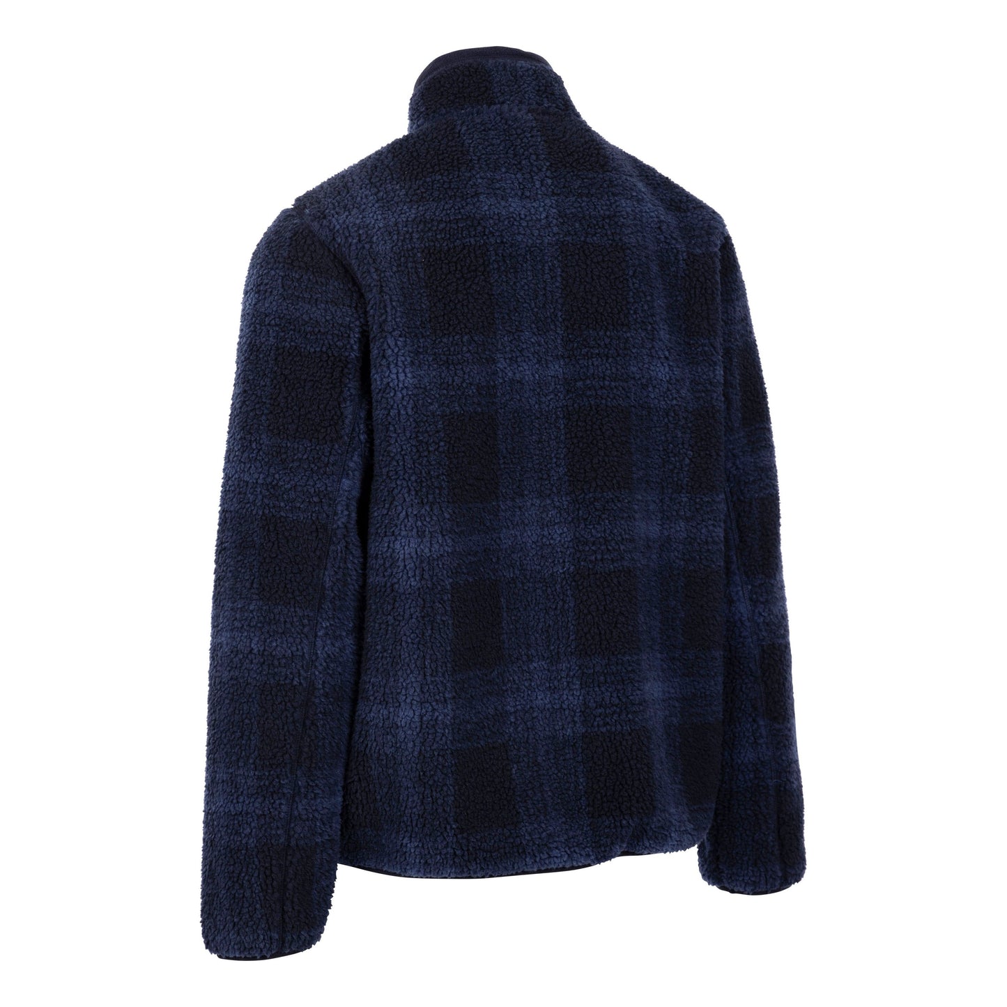 Epperstone Men's Full Zip Fleece in Navy Check