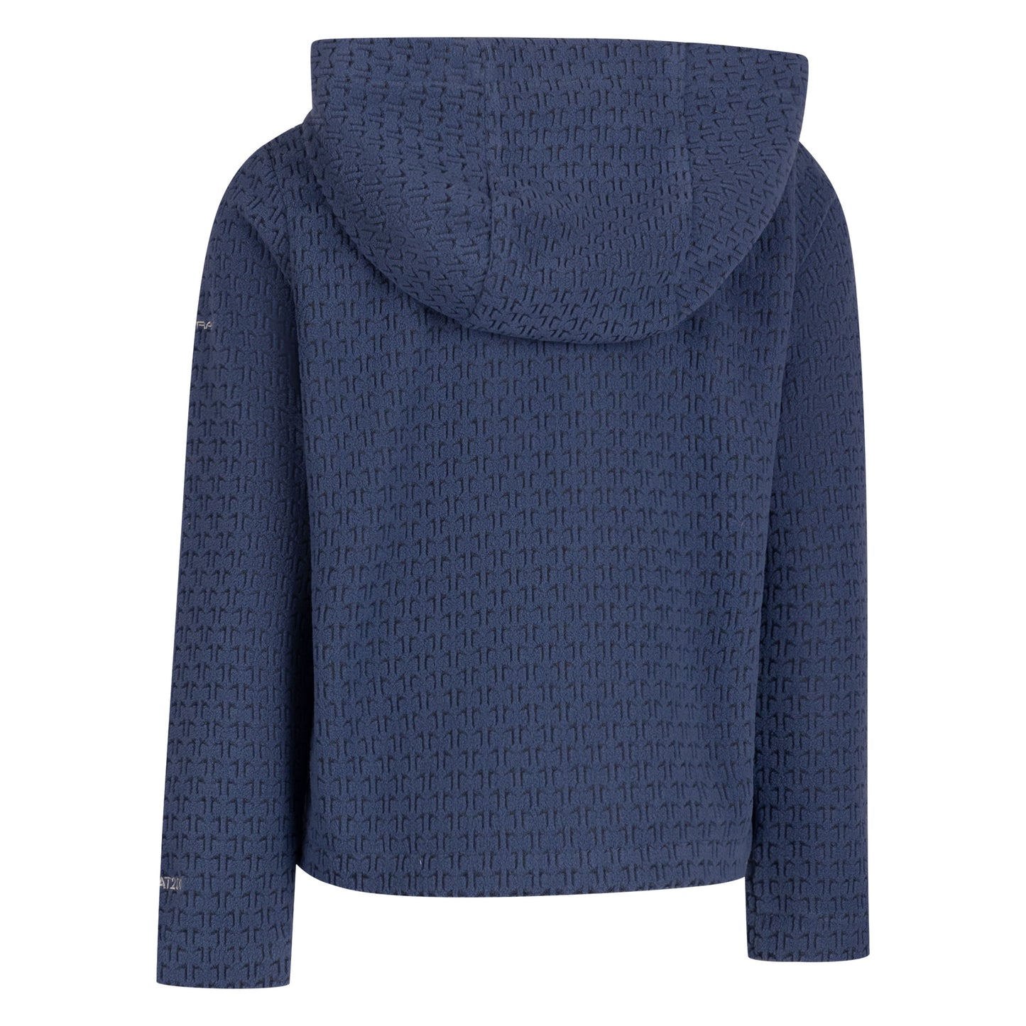 Everild Unisex Kids Full Zip Hooded Fleece in Bluetone