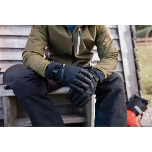 Edonia Adults' Dlx Ski Gloves in Black