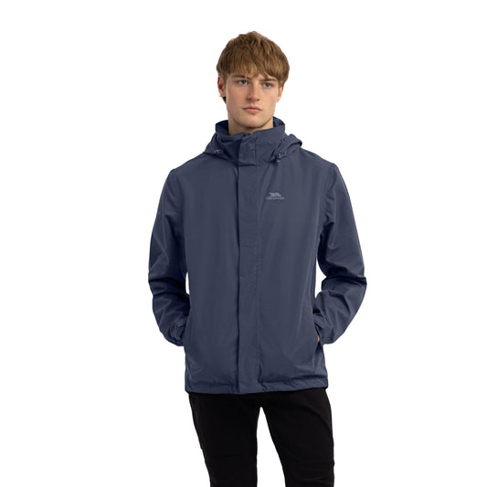 Farndish Mens Waterproof UnPadded Casual Jacket in Dark Flint