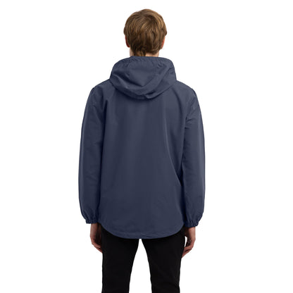 Farndish Mens Waterproof UnPadded Casual Jacket in Dark Flint