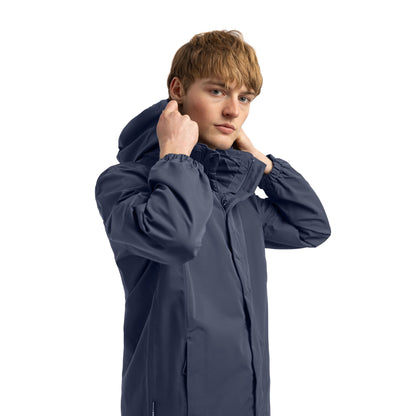 Farndish Mens Waterproof UnPadded Casual Jacket in Dark Flint