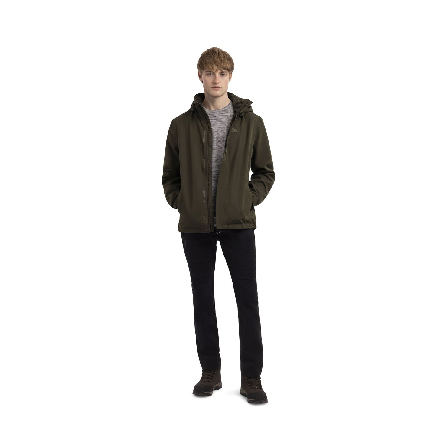 Farndish Men's Waterproof Jacket in Dark Vine