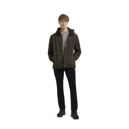 Farndish Men's Waterproof Jacket in Dark Vine