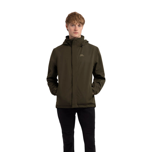 Farndish Mens Waterproof Unpadded Casual Jacket in Dark Vine