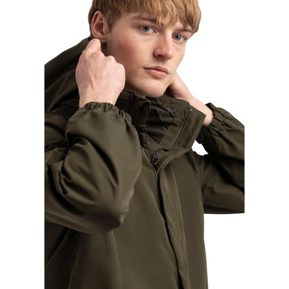 Farndish Men's Waterproof Jacket in Dark Vine