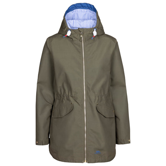 Finch Womens Unpadded Lined Waterproof Jacket in Herb