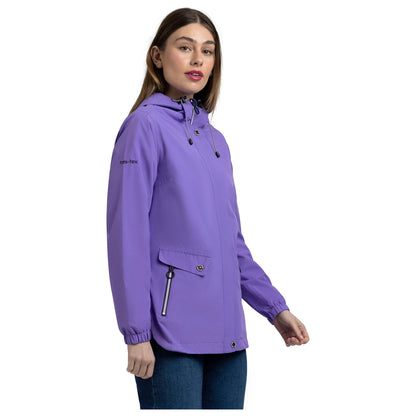 Flourish Womens Unpadded Waterproof Jacket in Wisteria