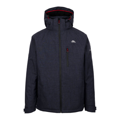 Fyfinn Men's Padded Waterproof Jacket in Navy Marl