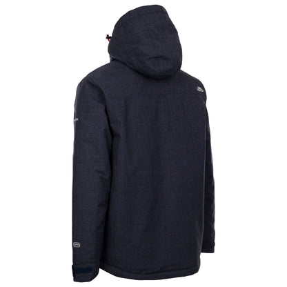 Fyfinn Men's Padded Waterproof Jacket in Navy Marl