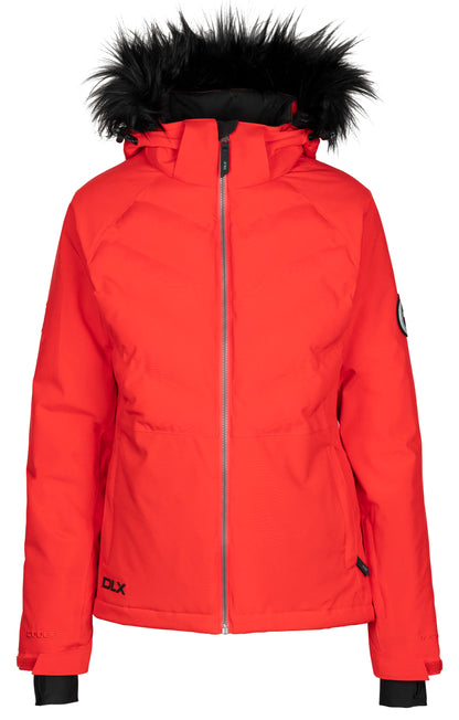 Gaynor DLX Women's Padded Ski Jacket in Red