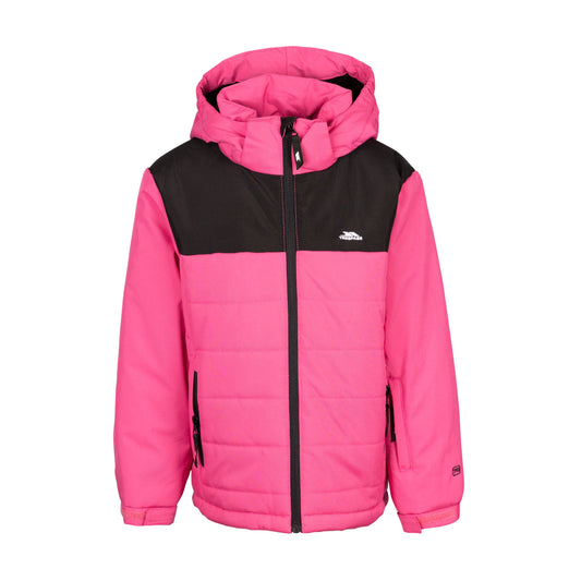 Halston Kids Padded Waterproof Ski Jacket in Soft Pink