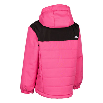 Halston Kids Padded Waterproof Ski Jacket in Soft Pink