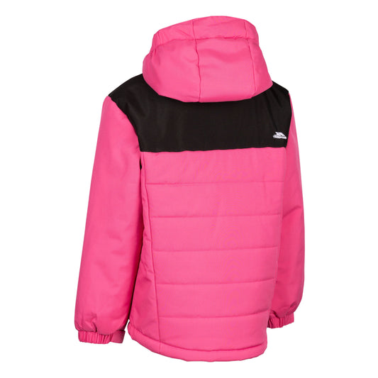 Halston Kids Padded Waterproof Ski Jacket in Soft Pink