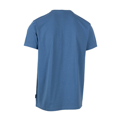 Hemple Men’s Recycled Fabric Tee : Eco-Friendly Denim Blue T-Shirt