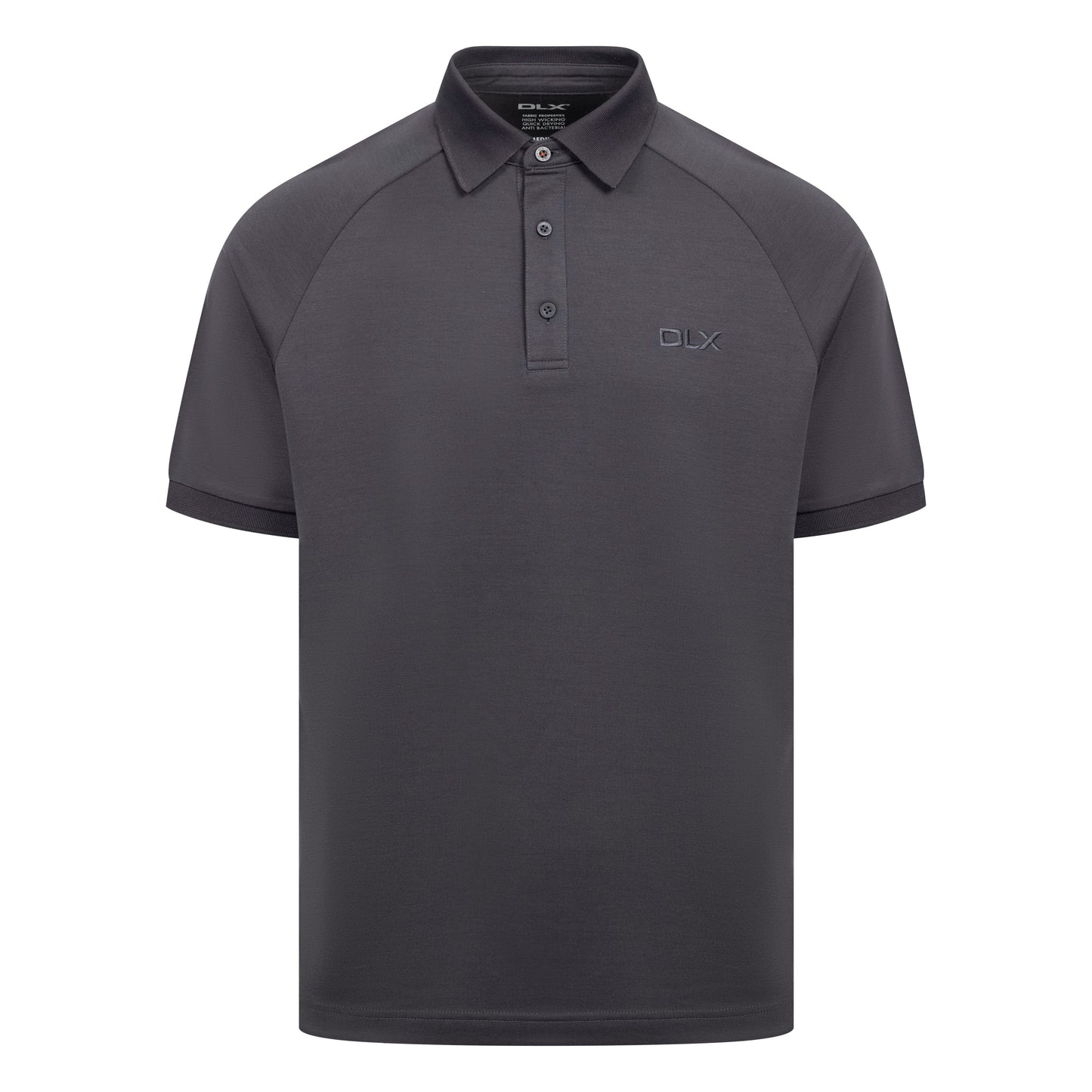 Hewson Mens Polo Shirt in Dark Grey