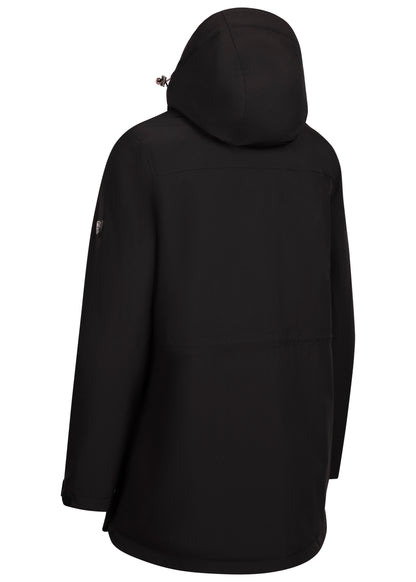 Hosho Womens Lightly Padded Waterproof Jacket in Black