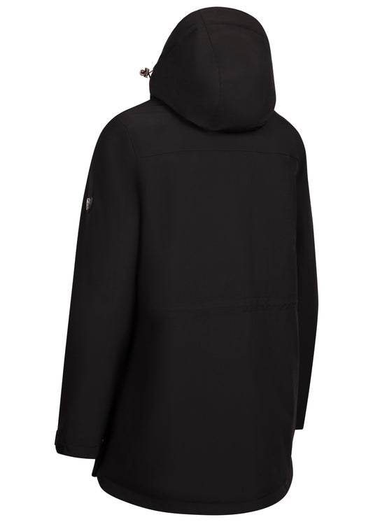 Hosho Womens Lightly Padded Waterproof Jacket in Black