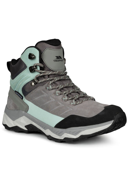 Ismay Womens Waterproof Suede Hiking Boots in Grey