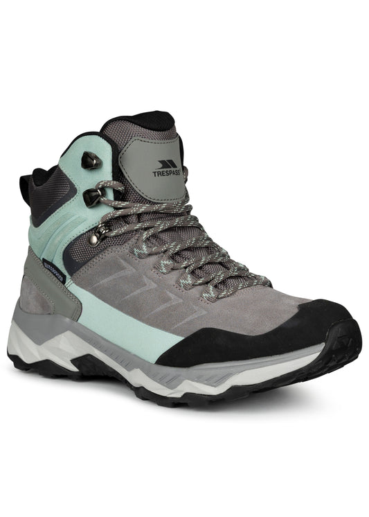 Ismay Womens Waterproof Suede Hiking Boots in Grey