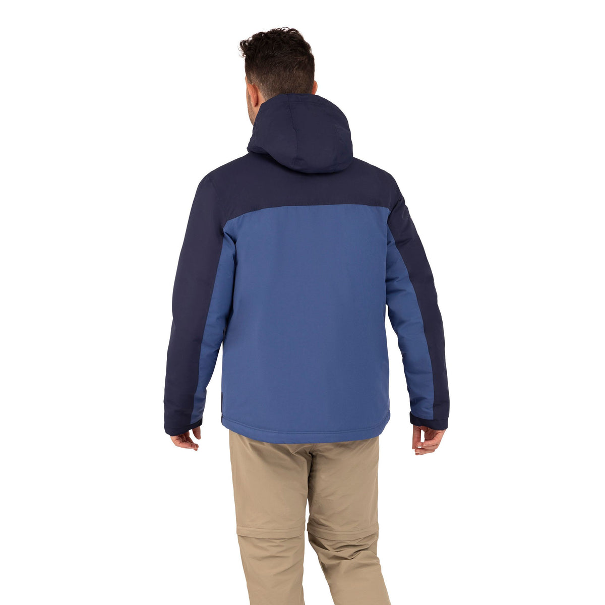 John Men's Padded Waterproof Jacket in Navy