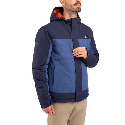 John Men's Padded Waterproof Jacket in Navy