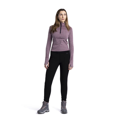 Jovana Women's Water Repellant Softshell Stretch Walking Trousers in Black