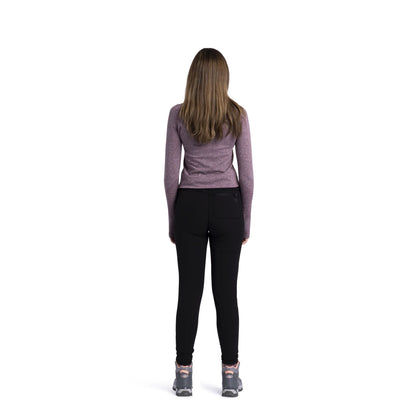 Jovana Women's Water Repellant Softshell Stretch Walking Trousers in Black