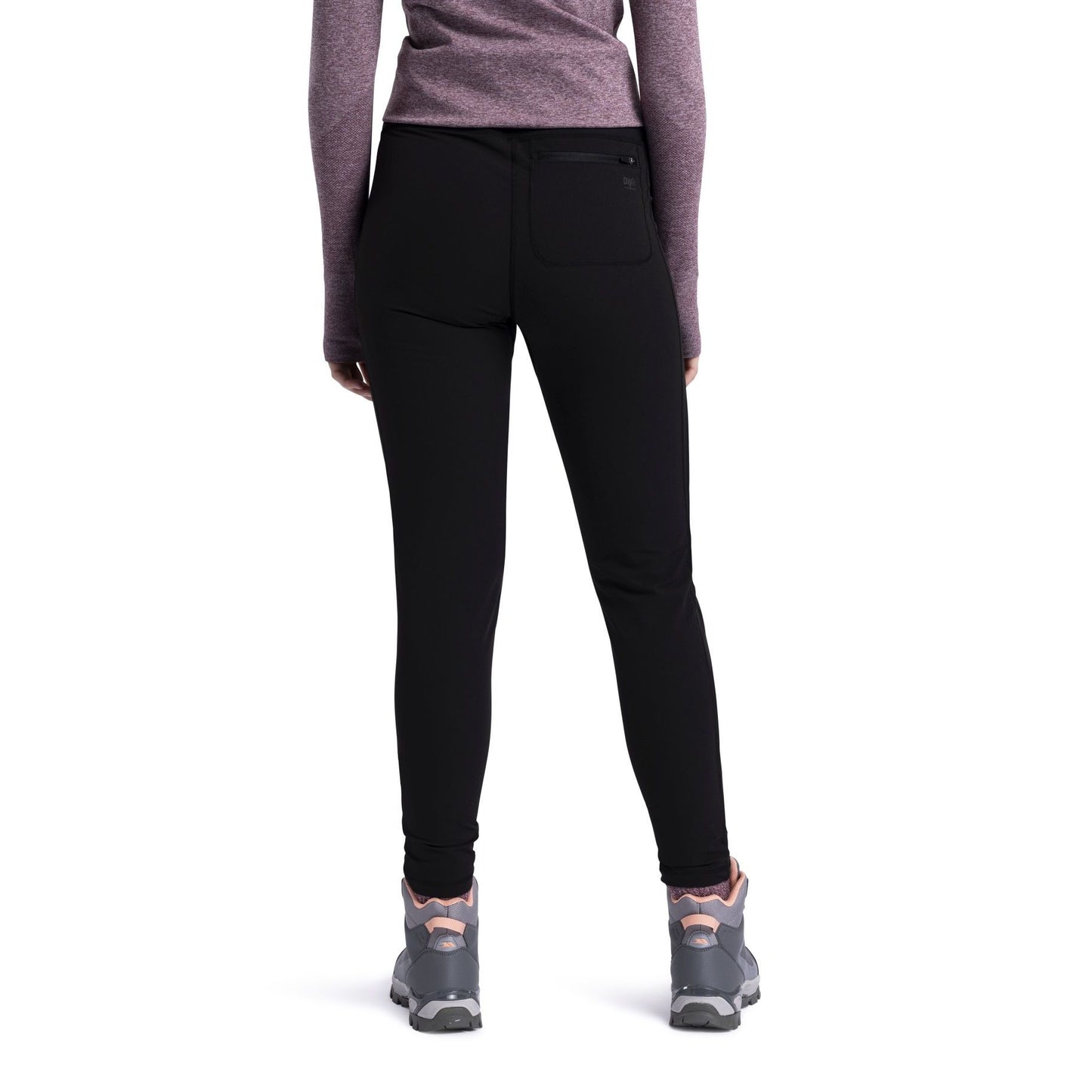 Jovana Women's Water Repellant Softshell Stretch Walking Trousers in Black