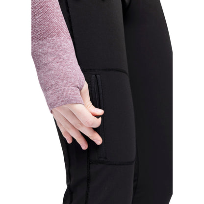Jovana Women's Water Repellant Softshell Stretch Walking Trousers in Black