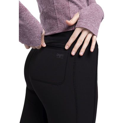 Jovana Women's Water Repellant Softshell Stretch Walking Trousers in Black