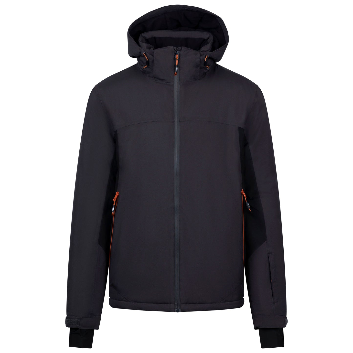 Kenneth Men's Waterproof Padded Ski Jacket in Dark Grey