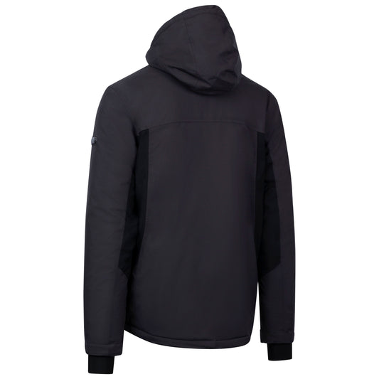 Kenneth Men's Waterproof Padded Ski Jacket in Dark Grey