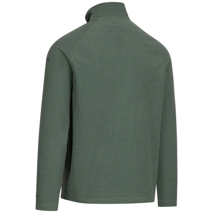 Keynote Men's Half Zip Fleece Top in Grren Smoke