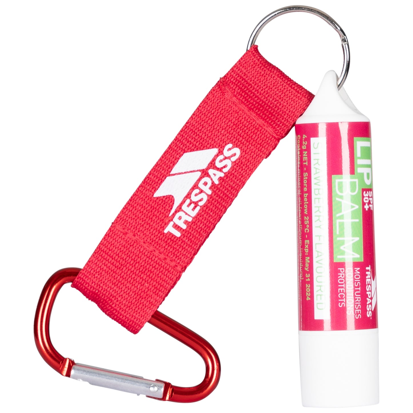 Kist Lip Balm and Carabiner SPF 30+