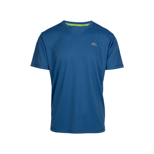 Landford Mens Active T-Shirt in Mid Blue