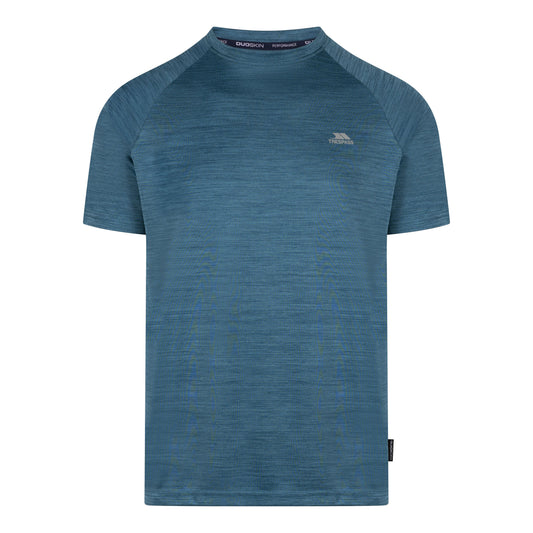 Leecana Men's Quick Dry Active T-Shirt in Bondi Blue Marl