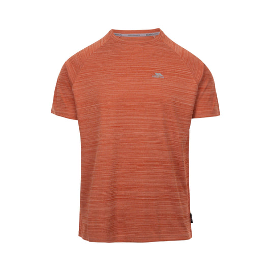 Leecana Men's Quick Dry Active T-Shirt in Salsa Marl