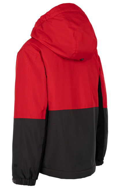 Lennox Kids Padded Waterproof Ski Jacket in Red