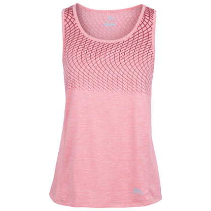 Lopu Womens Active Tank Top in Pink Shell
