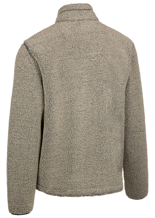 Maclarenton Men's Full Zip Fleece in Beige Marl
