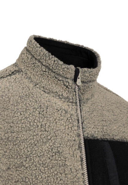 Maclarenton Men's Full Zip Fleece in Beige Marl