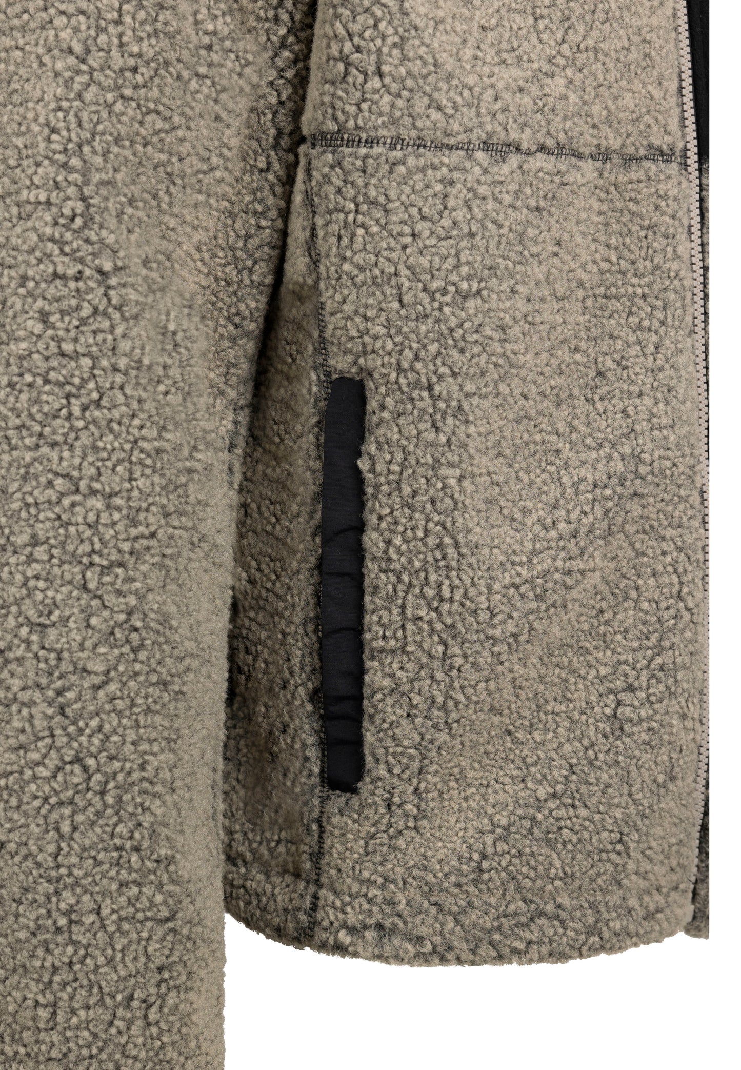 Maclarenton Men's Full Zip Fleece in Beige Marl