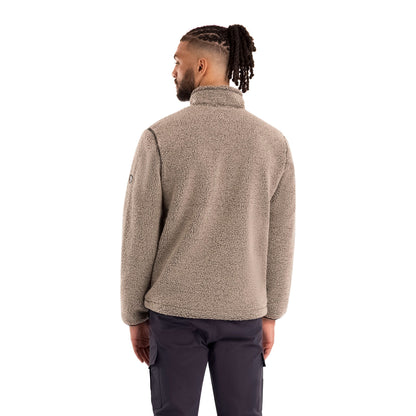 Maclarenton Men's Full Zip Fleece in Beige Marl