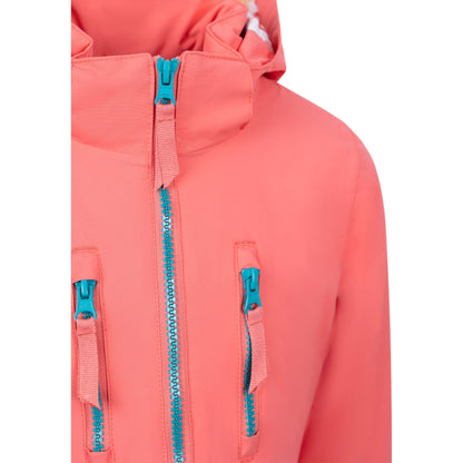 Marybank Girls' WaterProof Longer Length Padded Jacket in Soft Orange